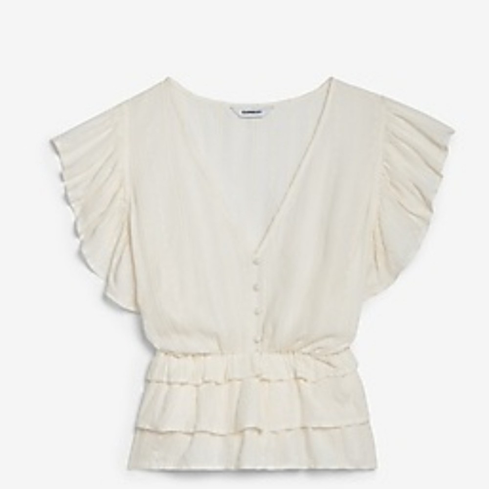 Express Ivory Blouse Size 6